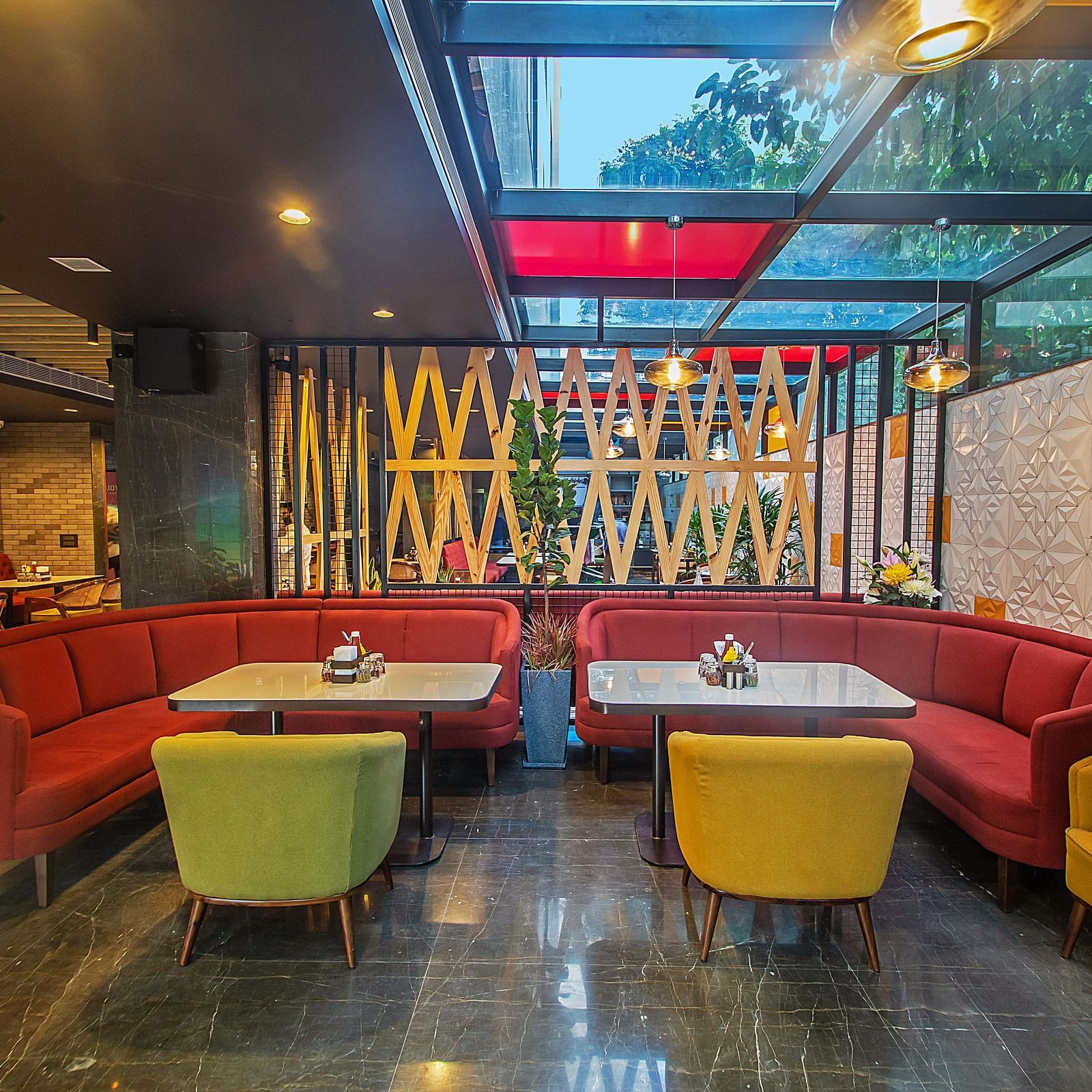 sitting area at the Inde Signature, Jaipur