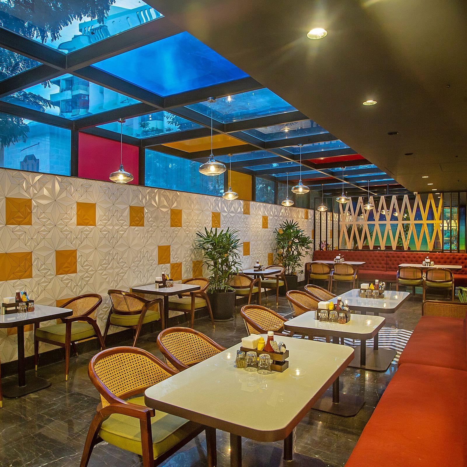 restaurant at Inde Signature, Jaipur