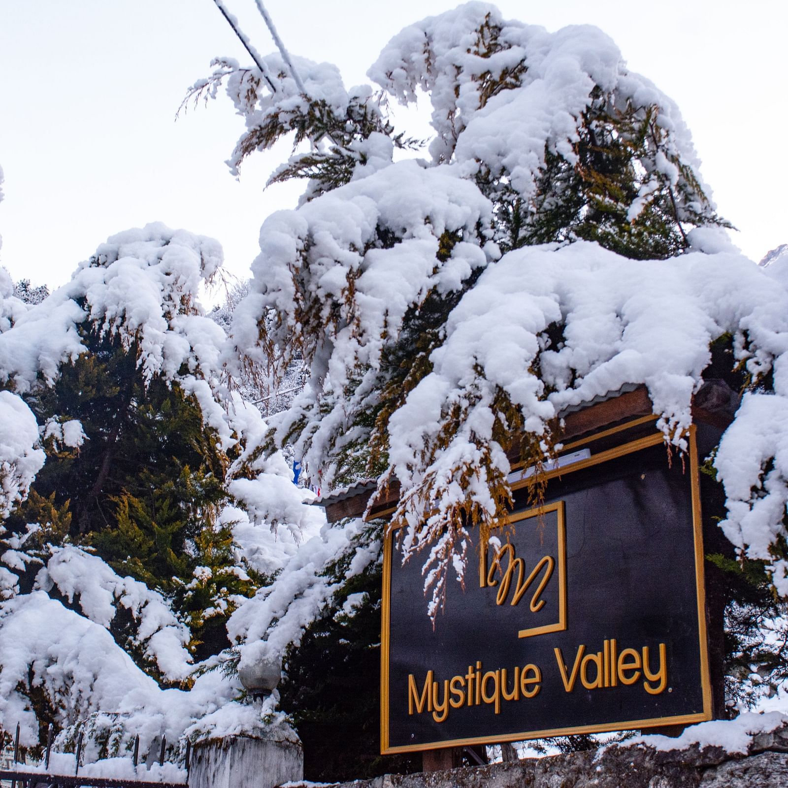 sign board of Mystique Valley Resort  
