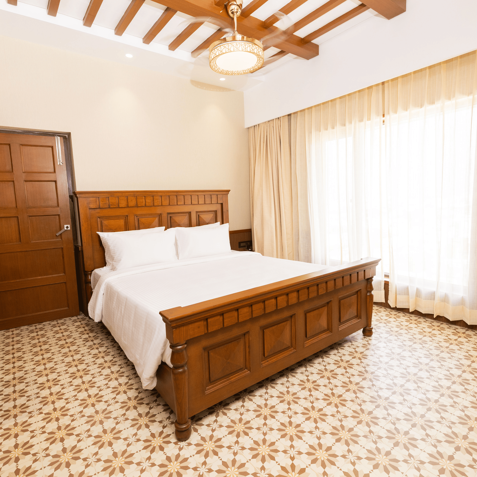CHETTINADU LEGACY BED ROOM