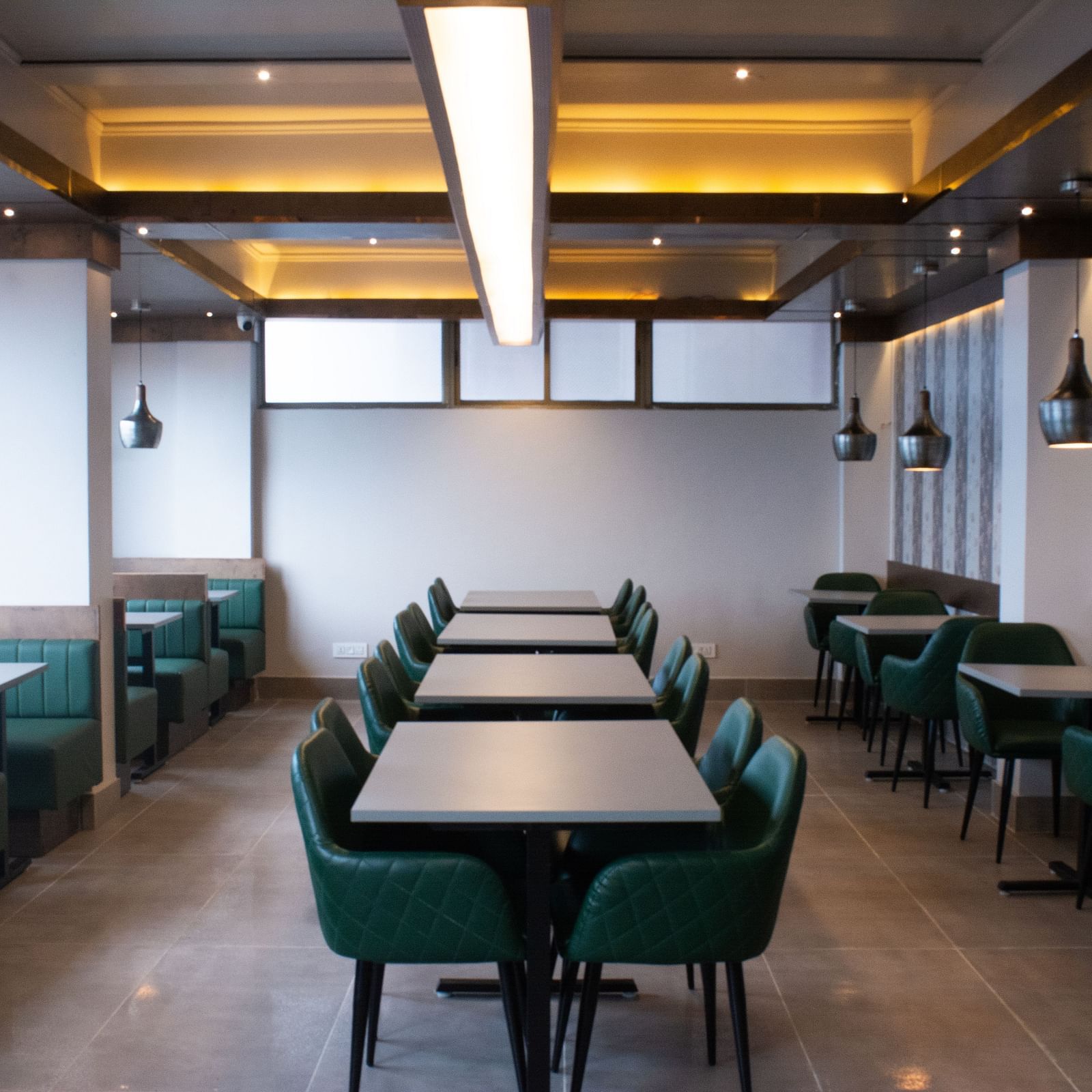 fine dining restaurant with ample natural light at The Soma Hotel by Avianna Group, Darjeeling