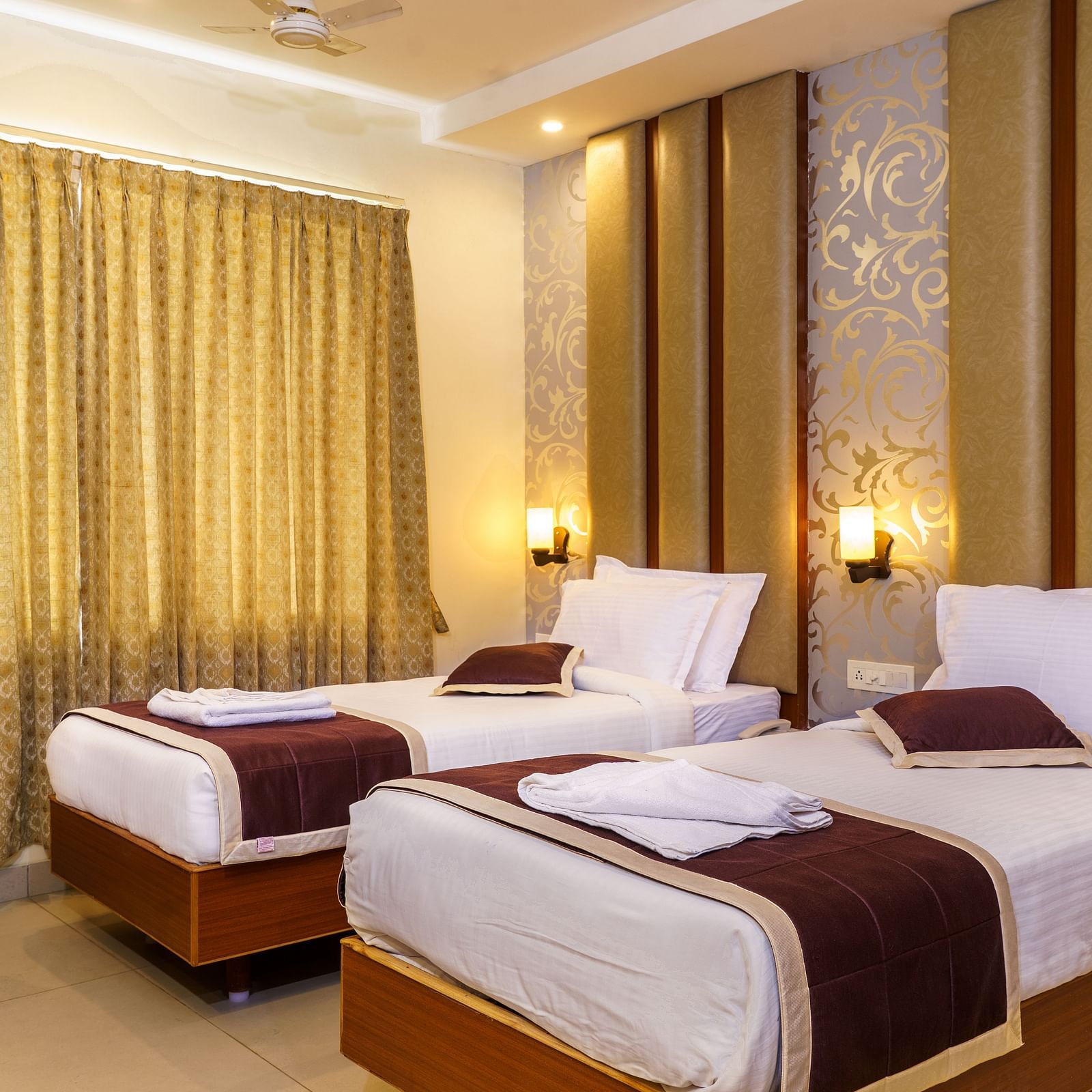 Room with Deluxe Twin bed at Wyt Hotels, Rameswaram