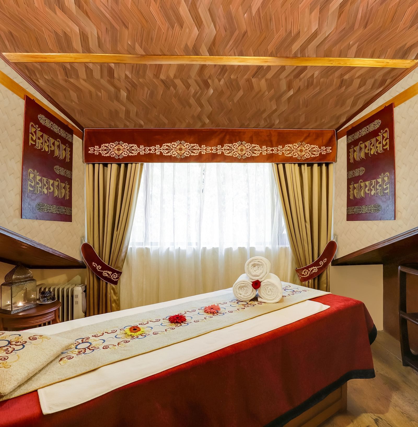 interior of the spa at Summit Hermon Darjeeling