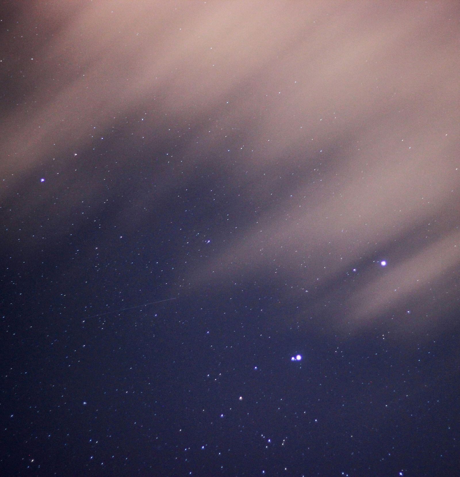 An image of a dark blue sky at night with bright white stars and clouds - Alibu Resorts Nha Trang