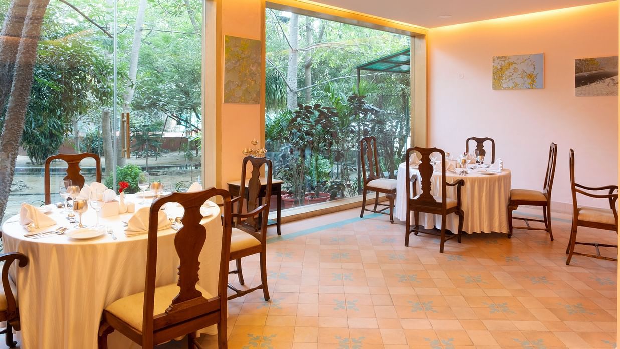 The Seating of the restaurant - Goose in Clarks Amer, Jaipur