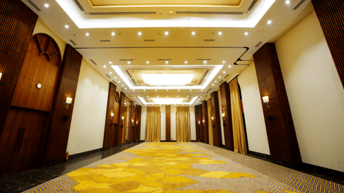 empty banquet hall -Polo Hotel Agartala