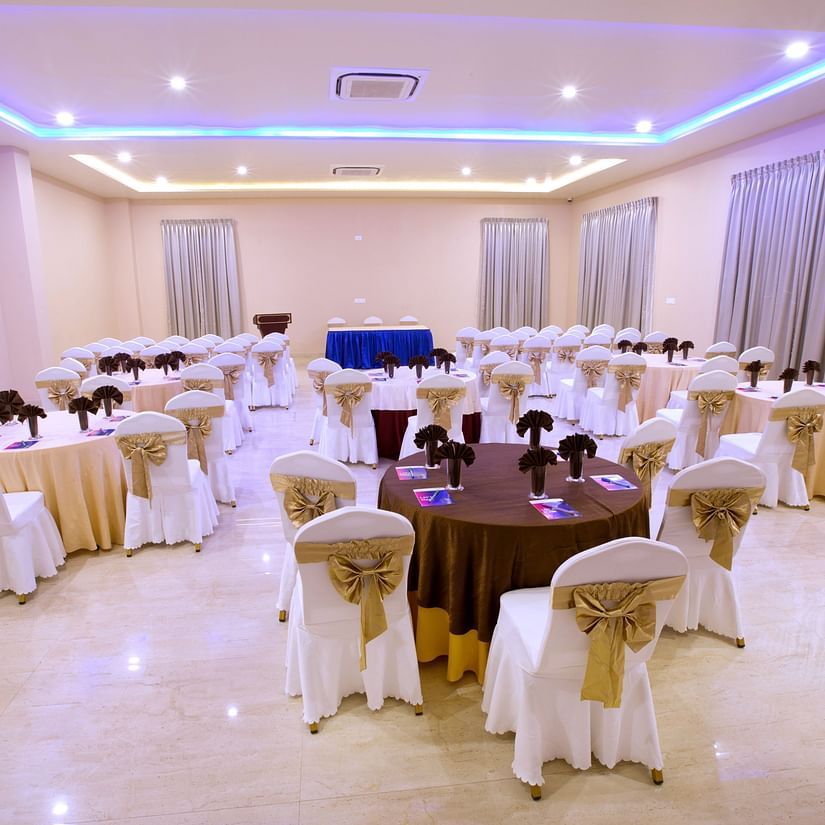 interior of RK Gardenia banquet hall