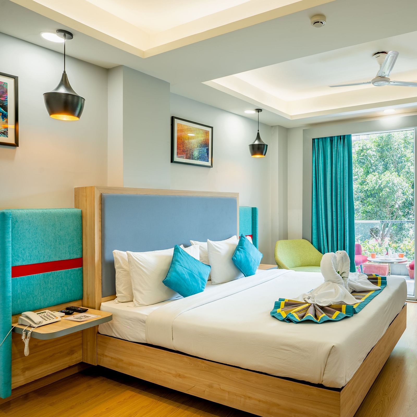 An image of a huge bedroom for two | Inde Hotel Golf Course Extension