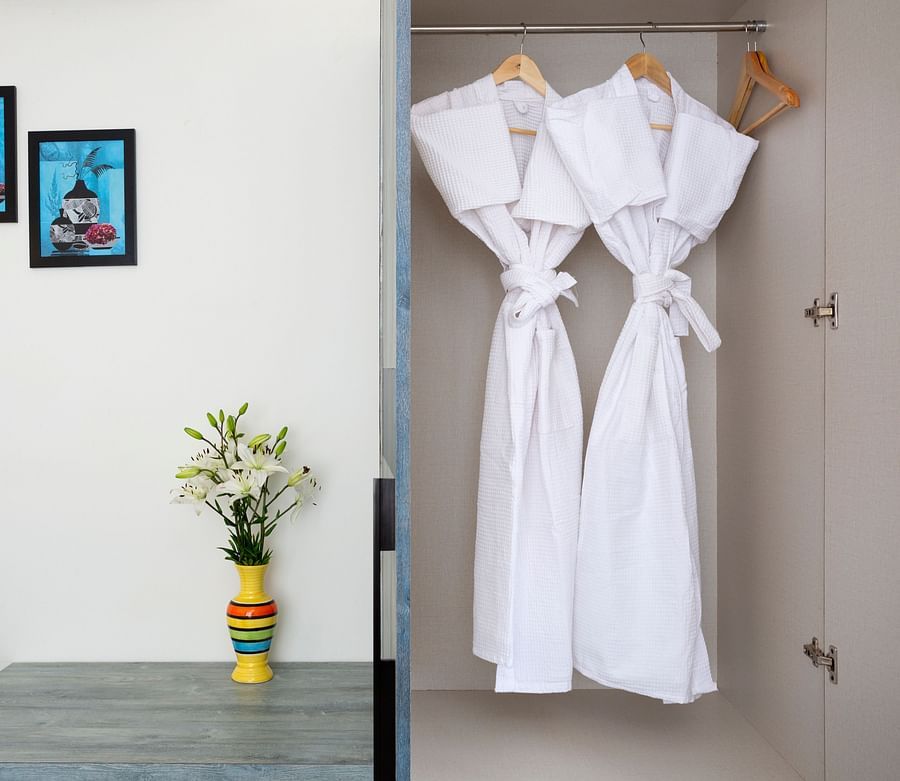 bathing robe in stonewood beach resort 