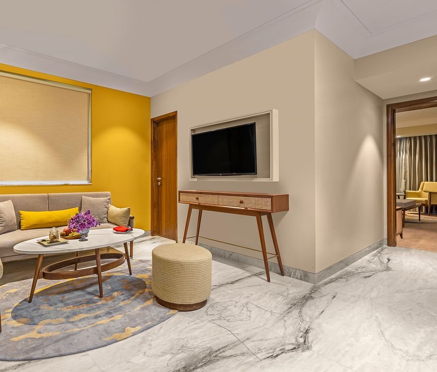 Interiors of the two bedroom royal apartment
