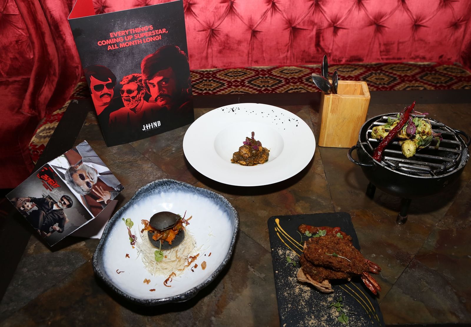 Food plated to be served at Grand Chennai By GRT Hotels.