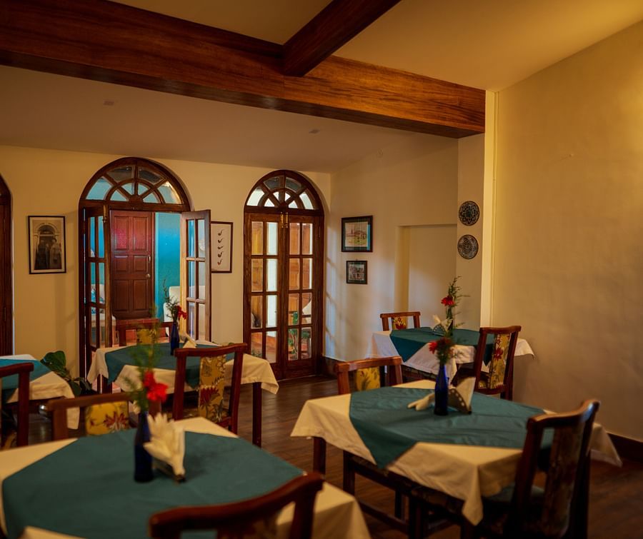 dining area at sherlock