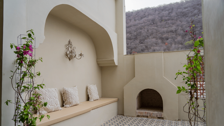 18 - Rooms - Sit Out - Fire Place- Surya Bagh Ajabgarh