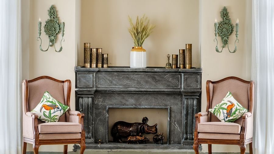 5 - Living Room - Fire Place- Surya Bagh Ajabgarh