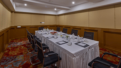 interior of the boardroom at Grand Continent, Mahabalipuram