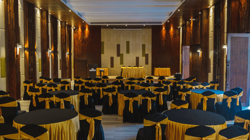 banquet hall seating arrangement at Symphony Samudra Beachside Jungle Resort And Spa, Port Blair