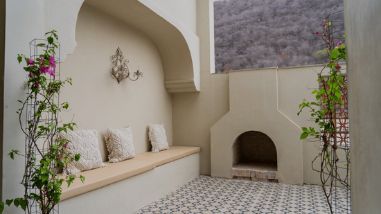 18 - Rooms - Sit Out - Fire Place- Surya Bagh Ajabgarh