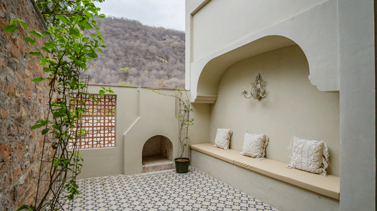 9 - Rooms - Fire Place- Surya Bagh Ajabgarh