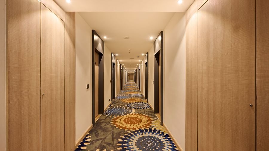 An image of the hotel corridor