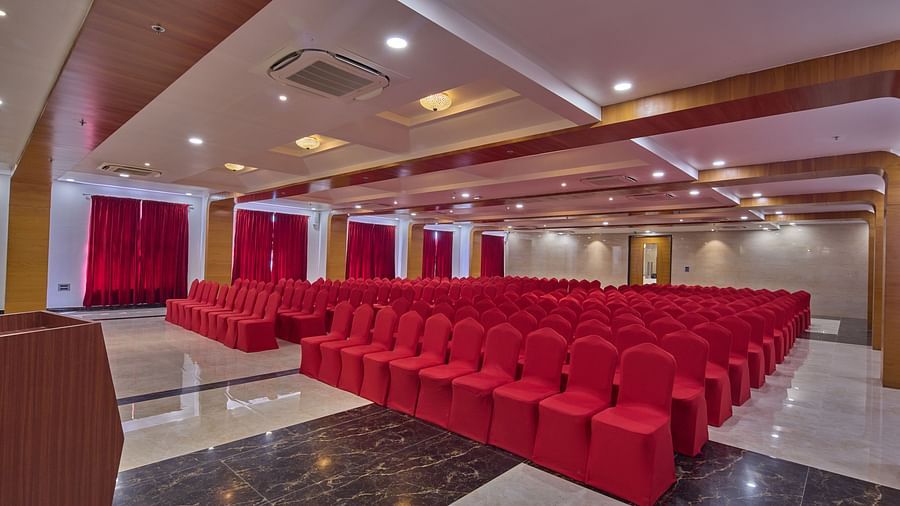 indoor sitting space at the banquet hall - Golden Tulip, Tirupati 1