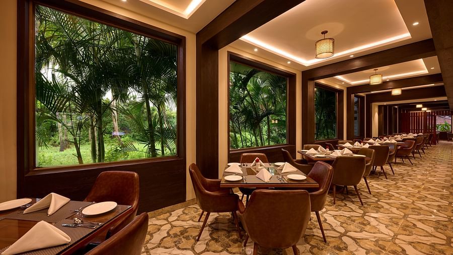 Flavours picture with bar entrance view
