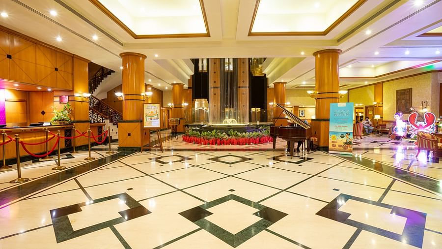 lobby of our 5-star hotel near mumbai airport