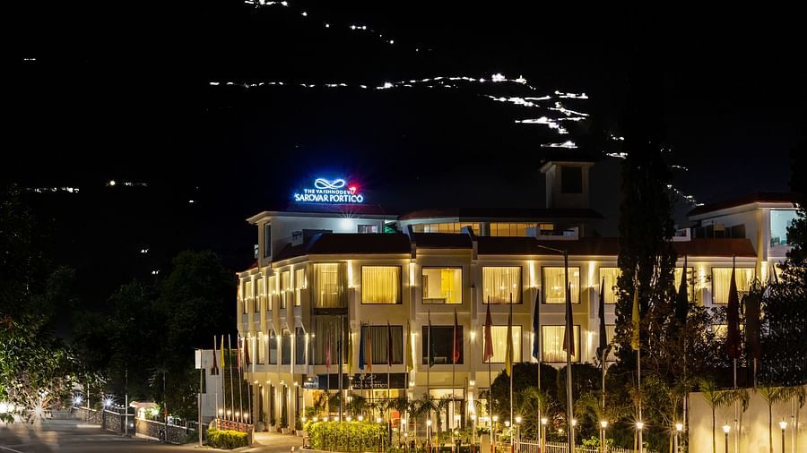 The Vaishnodevi Sarovar Portico, Katra exterior and night view