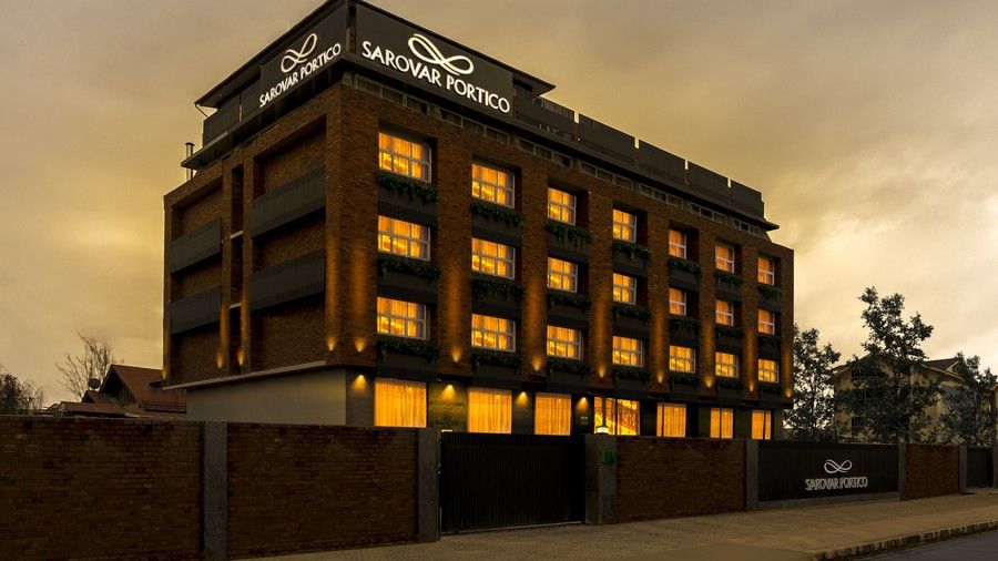 Facade of Sarovar Portico Srinagar 