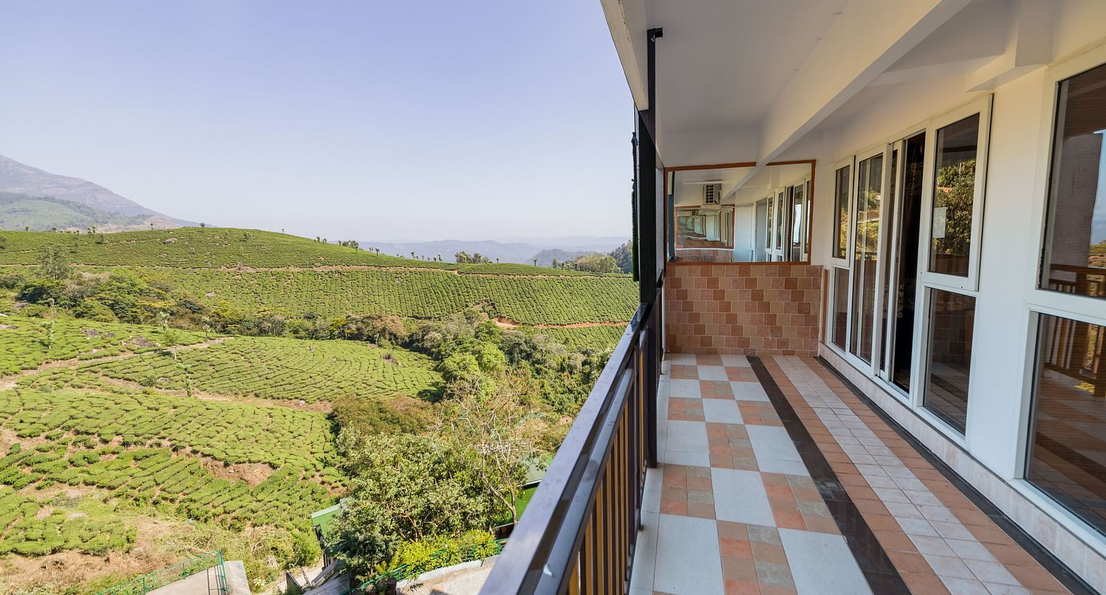 Patio at Honeymoon Suite at Parakkat Nature Hotel and Resorts Munnar 2