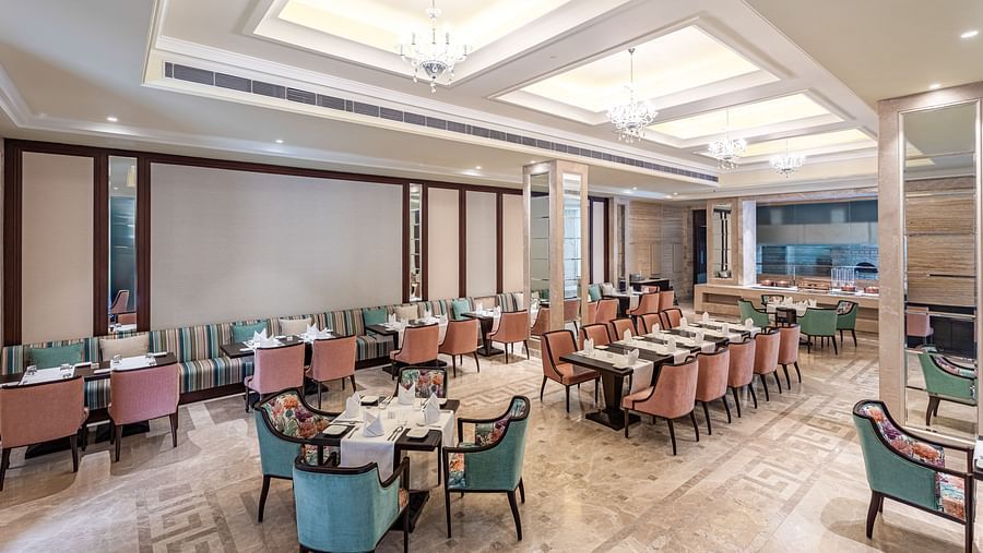 tables and chairs in our restaurant in Jalandhar - Park Plaza, Jalandhar
