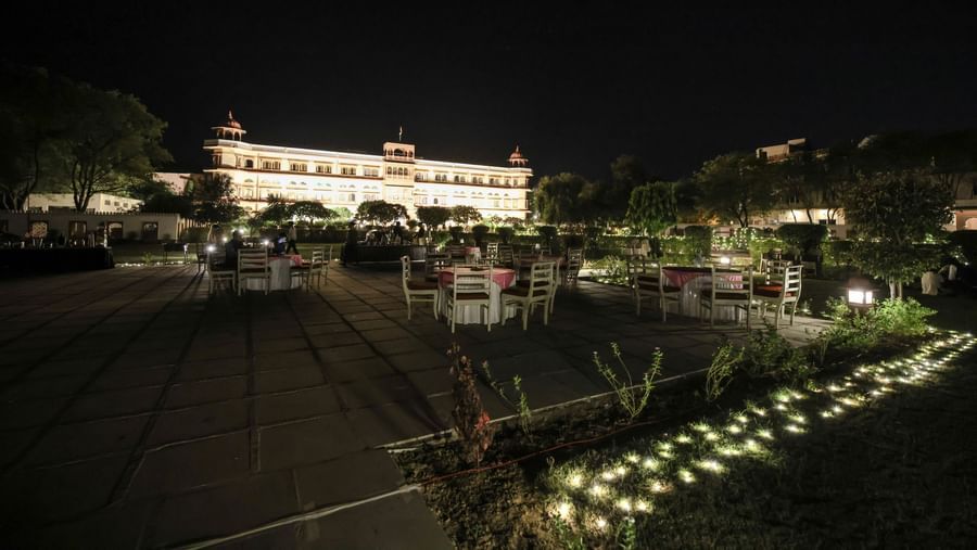 Outdoor Dinner at the lawns-Umaid Palace, Dausa-2