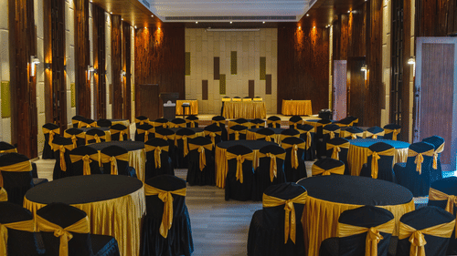 banquet hall seating arrangement at Symphony Samudra Beachside Jungle Resort And Spa, Port Blair