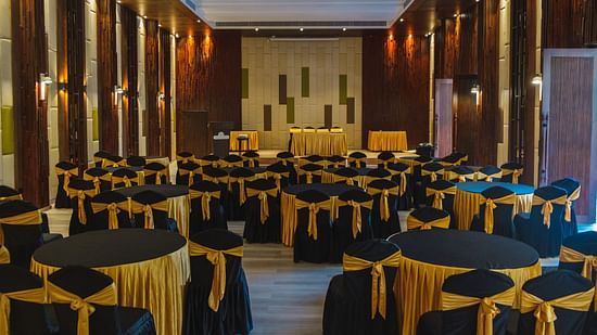banquet hall seating arrangement at Symphony Samudra Beachside Jungle Resort And Spa, Port Blair
