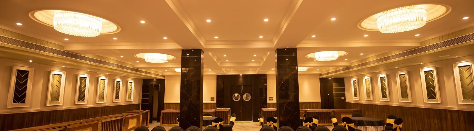 Seating arrangements inside Concorde hall 3 - The Cindrella Hotel, Siliguri