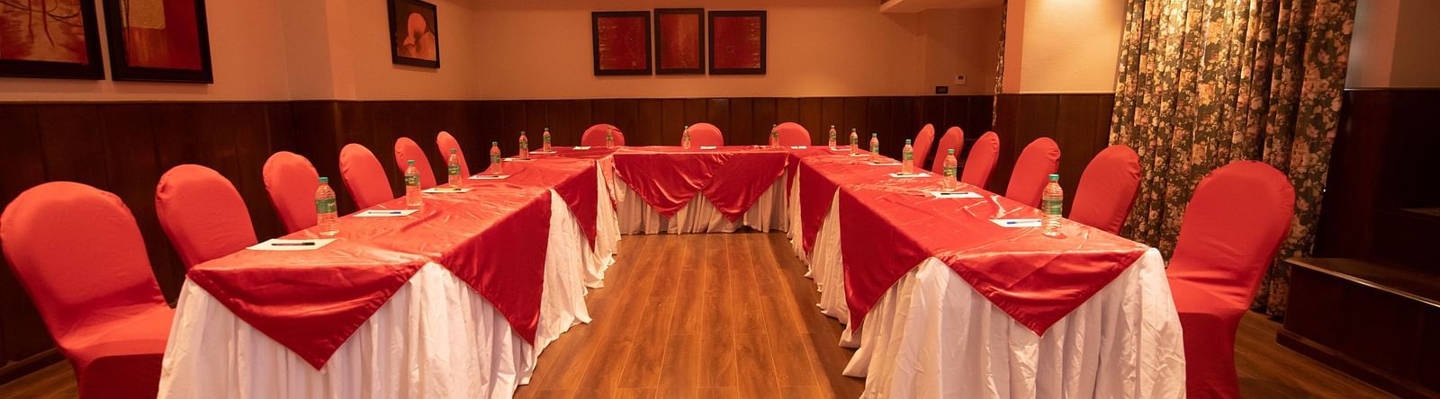 Seating arrangements inside coronation hall 3 - The Cindrella Hotel, Siliguri