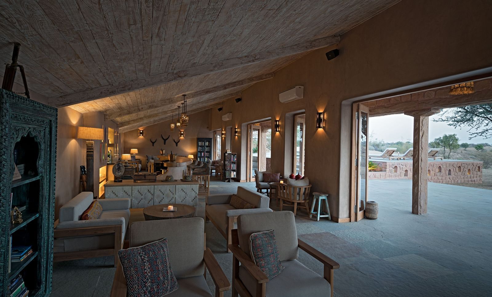 Lounging area at Manvar Resort and Desert Camp