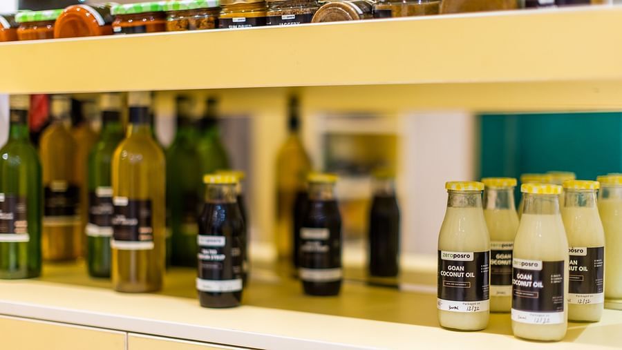 Goan Coconut oil and other items for sale at Boutique D Or