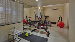 Fitness centre with all the equipments at Grand Continent - A Sarovar Premiere Affiliate Hotel, Hosur