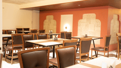 Elegant dining space at Magnus Lxia Premier, Kalyani Nagar with well-lit interiors and organized seating.