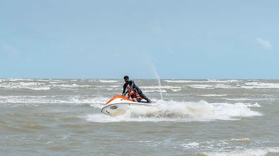 A guest doing a water activity - Viceroy Beach Resort & Spa, Mandarmani