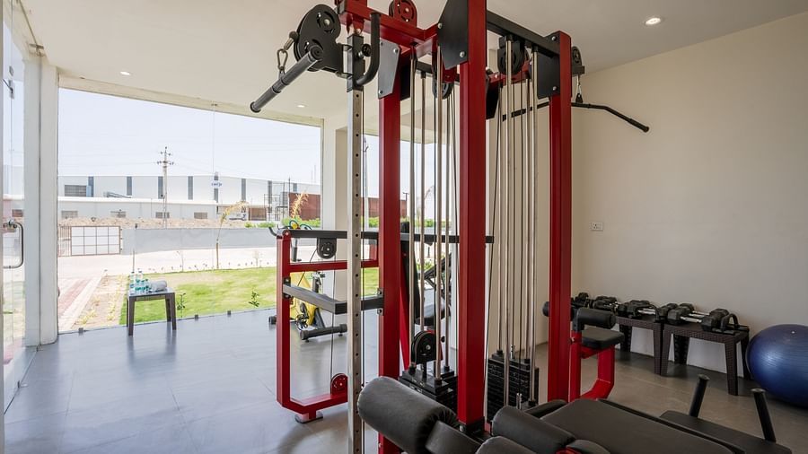 Weights Pulley at Gym
