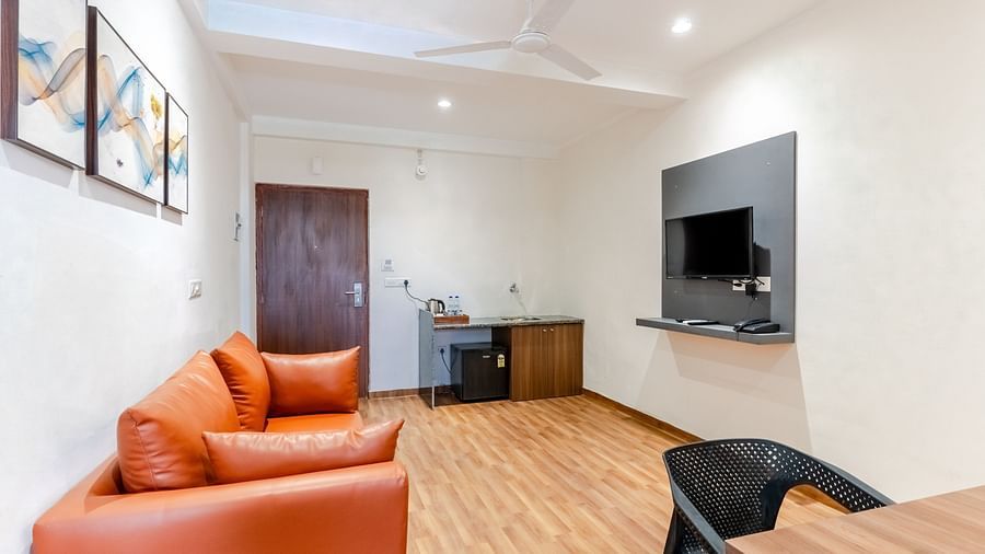 view of the Suite Living Room at Pride Elite Becharaji