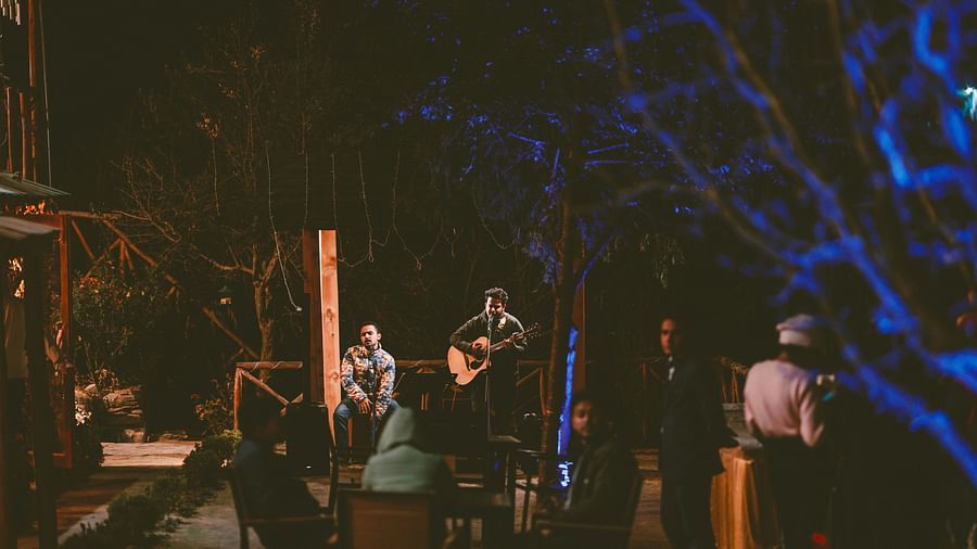 The Manor Shimla - A band performing a song at our resort