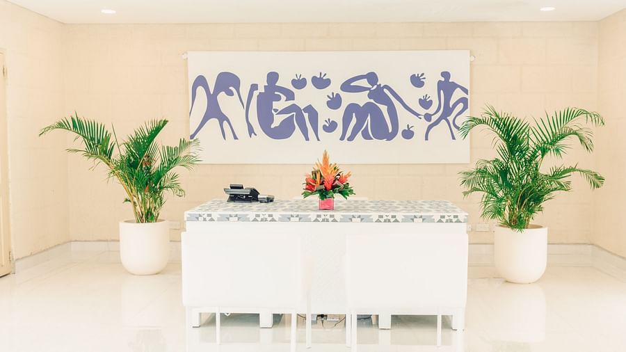 The Soco House - the front desk of the reception