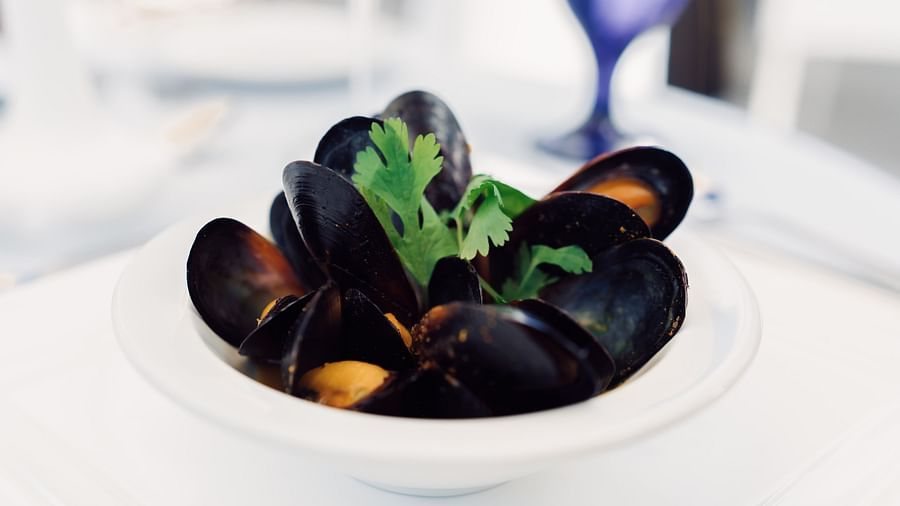 The Soco House - a plate of mussels