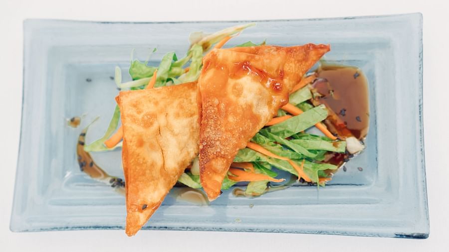 The Soco House - a plate of wontons 1