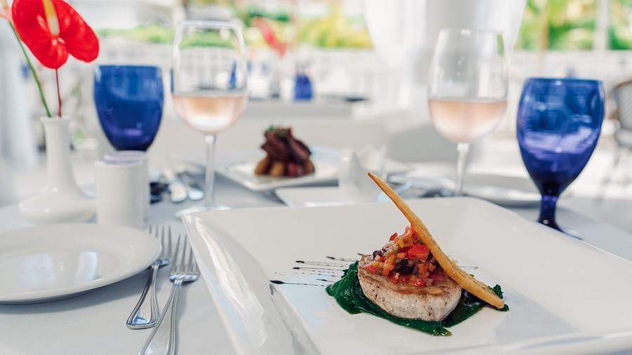 The Soco House - a plate of food served on the table