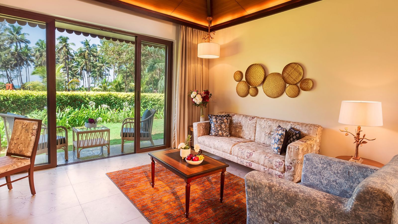 Gamyam Retreat, Kumta - Interiors of the living area in the rooms at our resort