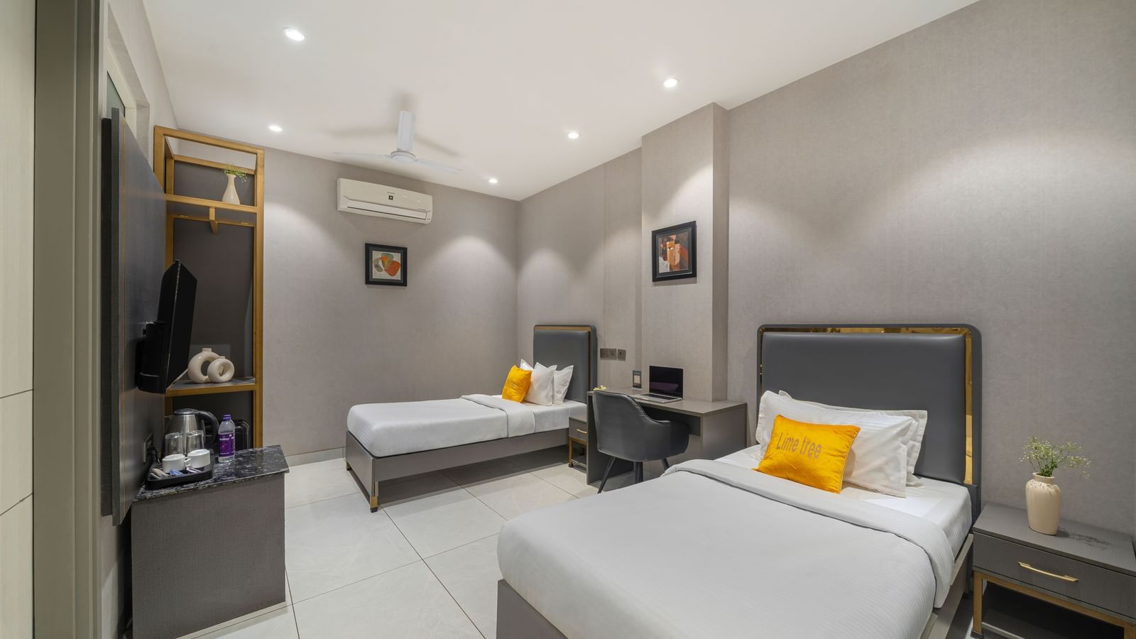 Executive room at Lime Tree Hotels Ystays Greater Noida for business travelers