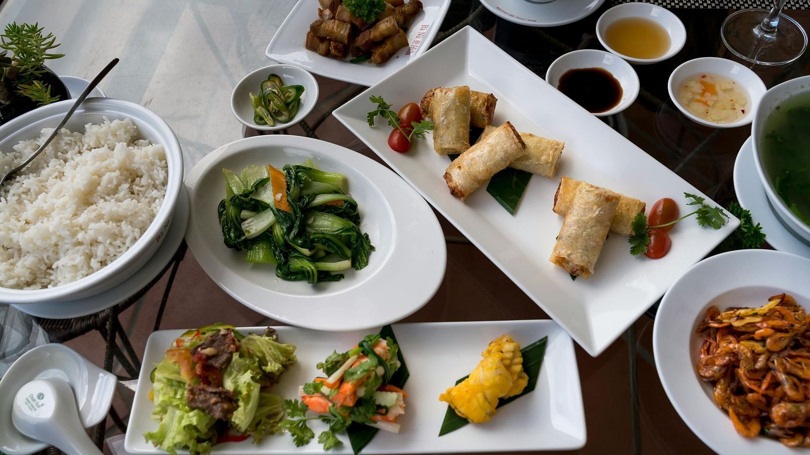 Cooked Dish on Plates